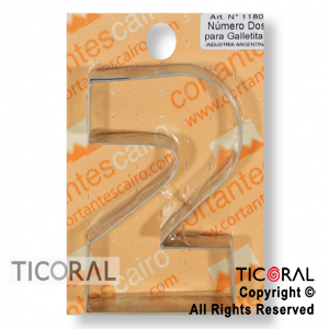 CORTANTE C 1180 NUMERO 2 PARA GALLETITAS x 1